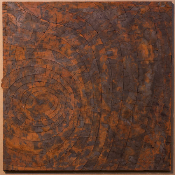 Luigi Mainolfi, 2012, Dune tornado oasi, terre cuite, 2012, 160 cm x 161 cm, courtesy Galerie Italienne