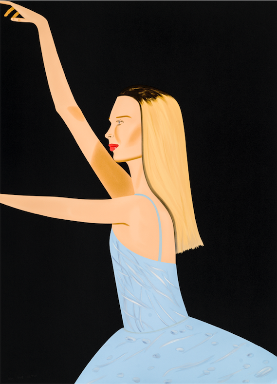 Alex Katz, Dancer 2, 2019, courtesy Galerie Thaddaeus Ropac