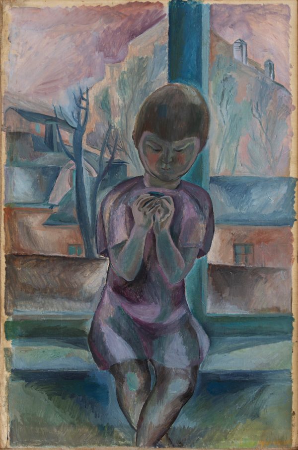 Siri Derkert, Sara i fönstret, 1924, Unsigned, Oil on canvas mounted on canvas, 95.3 x 63.3 cm. Courtesy of the Artist and Andréhn-Schiptjenko. © Paulina Simon
