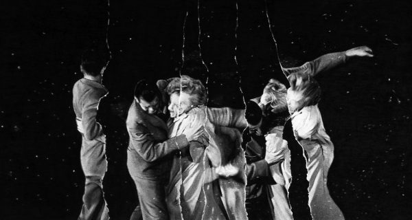 Mathieu Dufois, Lambeaux, Dessin à la pierre noire, 42 x 76 cm, Pièce unique, 2024