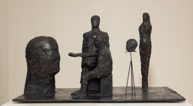 Ofer Lellouche, Atelier 1, Bronze, 40 x 80 x 40, Epreuve 1_7, 2014 Courtesy Galerie La Forest Divonne