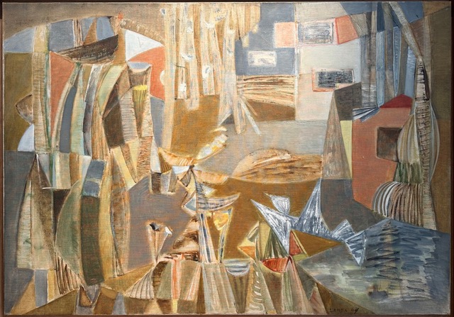 Jacqueline Lamba, Maison et forêt, 1947, Oil on canvas, crédits DURAZZO