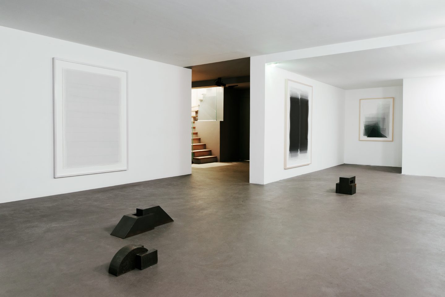 Joachim Bandau, vue de l'exposition personnelle ''La Face cachée'', 2016, Galerie Maubert, Paris