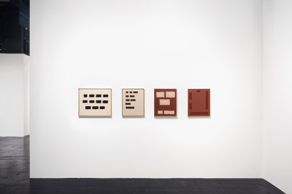  Installation view, Zander Galerie, Cologne 2024, featuring works by Ed Ruscha: If You Ever Tell I'll Hurt Your Mama Real Real Bad, 1994, If No Cash By Noon You Will Have Visitors, 1997, Do As Told Or Suffer, 1997, and A Columbian Necklace for You, 1997.