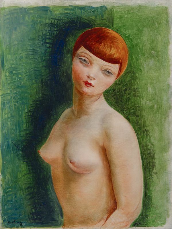 MOÏSE KISLING (1891-1953), Didi, 1936, Signé en bas à gauche : Kisling, Titré au revers : Didi, Huile sur toile, 33 x 24 cm, 58 x 49,5 cm (avec cadre)