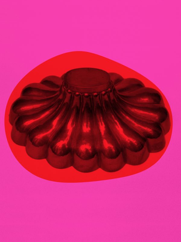 Elizabeth Lennard, Flower Mold, Red, 2010.